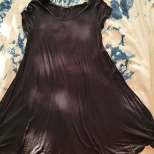 Ambiance black comfy tee shirt dress